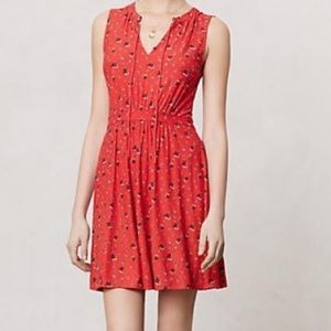Anthropologie Red Skipper Ship Sundress Size XS